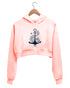 Quirkipedia Everybody needs Vitamin Sea TRAVEL Travel, Womens Crop Hoodies